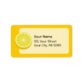 Étiquette Halve Lemon (Devant)