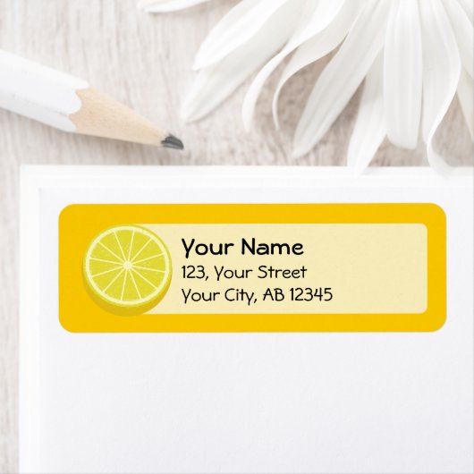 Étiquette Halve Lemon (En situation)
