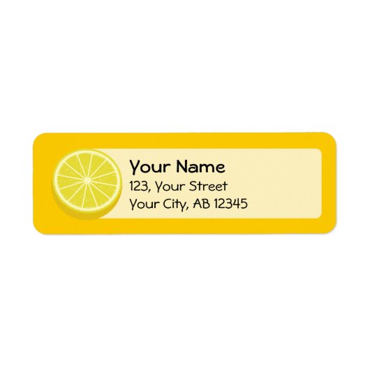 Étiquette Halve Lemon (Devant)