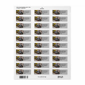 Étiquette Hamster bébé (Feuille entière)