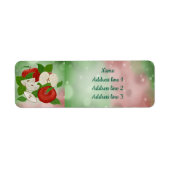 Étiquette Hand-Drawn Apple Address Labels – Rustic (Devant)