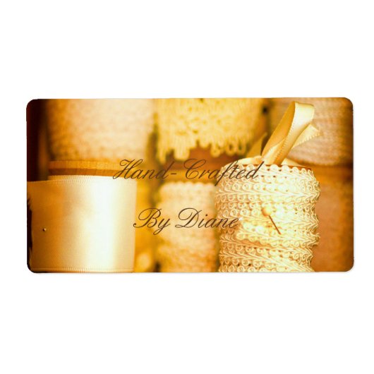 Étiquette Handmade for You Sunny Ribbons Labels (Devant)