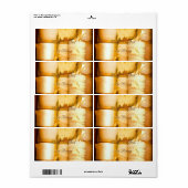 Étiquette Handmade for You Sunny Ribbons Labels (Feuille entière)