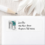 Étiquette Hanoukka Chanukah Brooklyn Bridge NYC Holiday<br><div class="desc">Les étiquettes présentent une illustration originale d'un repère classique de New York, le Brooklyn Bridge, "habillé" pour la saison des fêtes. Idéal pour envoyer des salutations de vacances! Cette illustration de Chanukah est également disponible sur d'autres produits. Ne vois-tu pas ce que tu cherches ? Vous avez besoin d'aide pour...</div>