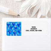 Étiquette Hanoukka Menorah (En situation)