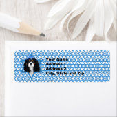 Étiquette Hanoukka Star of David - Cavalier (En situation)