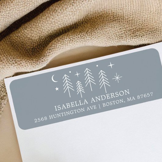 Étiquette Happy Camper Baby shower Adresse