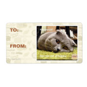 Étiquette Happy cat, de happy (Devant)