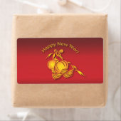 Étiquette Happy Chinese New Year ! (En situation)