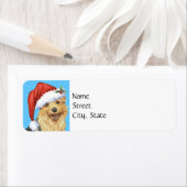 Étiquette Happy Howlidays Norfolk Terrier (En situation)