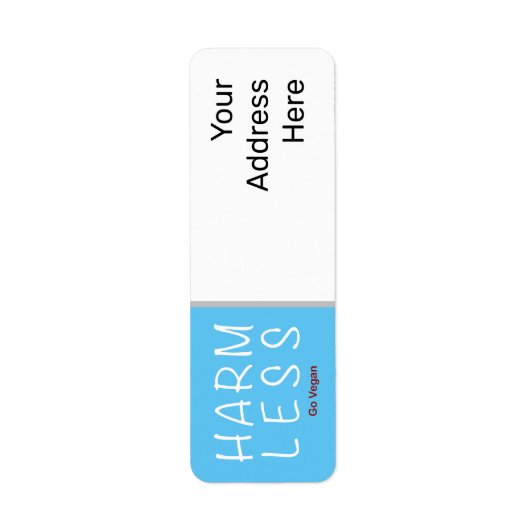 Étiquette Harm Less (Devant)
