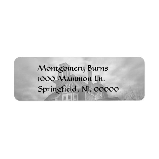 Étiquette Hauné - Flemington, NJ - Éffrayant Town (Devant)