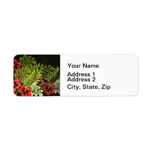Étiquette Hawaii Aloha Flower Art Print