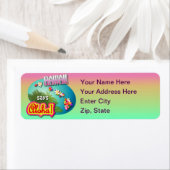 Étiquette Hawaii Dit Aloha ! (En situation)