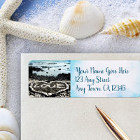 Hawaii plage de sable noir amour coeur adresse per