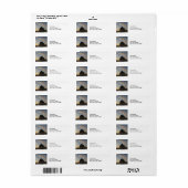 Étiquette Haystack Rock, Cannon Beach (Feuille entière)