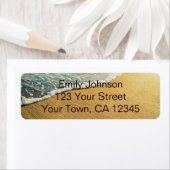 Étiquette Heart in the Sand Beach Shore (En situation)