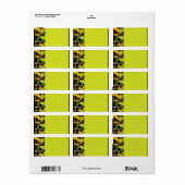 Étiquette HÉBREW LETTRES TREE Imprimer votre propre Étiquett (Feuille entière)