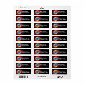 Étiquette Helix Nebula ou NGC 7293 Voir avec TVH, ZGOS, (Feuille entière)