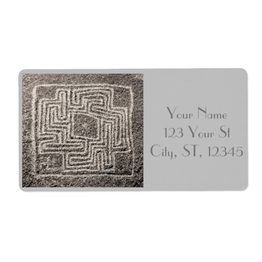 Étiquette Hemet Maze Pierre Thunder_Cove (Devant)