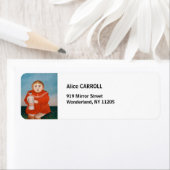 Étiquette Henri Rousseau - Enfant avec poupée (En situation)