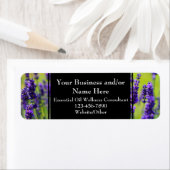 Étiquette Herbal Essential Oil Bouteille commerciale Contact (En situation)