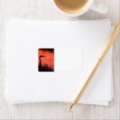 Étiquette héron (En situation)