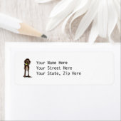 Étiquette Heure de lecture du pointeur court allemand (En situation)