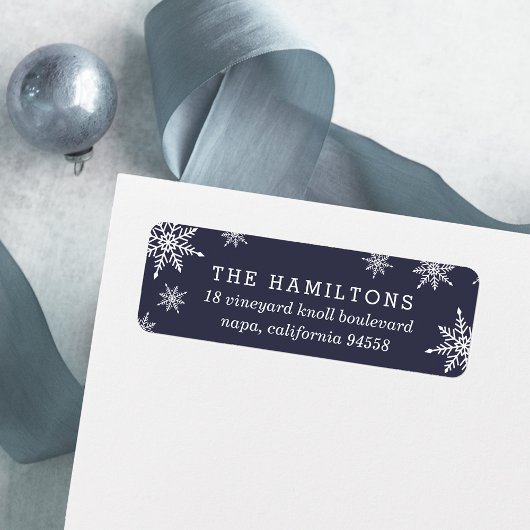 Étiquette Heure de retour de neige hivernale