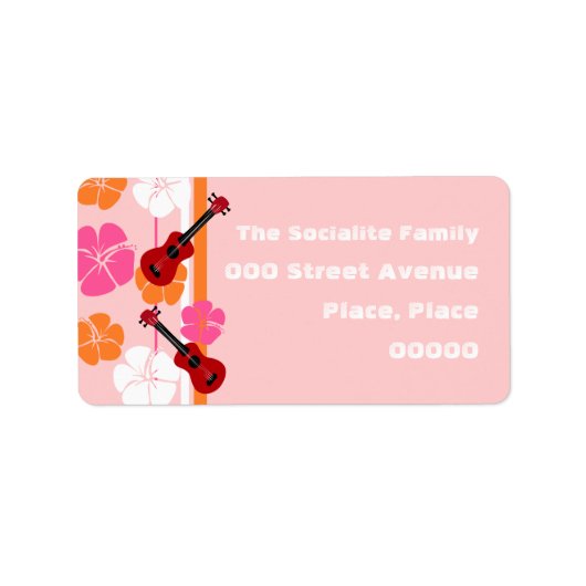 Étiquette Heure Ukulele ! (Devant)