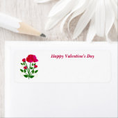 Étiquette Heureuse Sainte-Valentin (En situation)