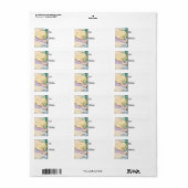 Étiquette Hiawatha Magic Canoe (Feuille entière)