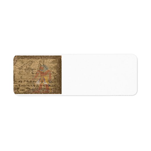 Étiquette Hiéroglyphique égyptien (Devant)