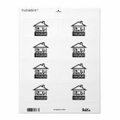 Étiquette Hikikomori 引 き こ も り Japonais (Feuille entière)