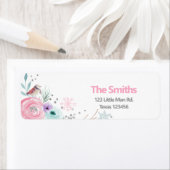 Étiquette Hiver ONE derland rose Floral Fille Parties scinti (En situation)