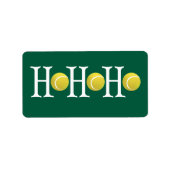 Étiquette HO-HO-HO - Customize background (Devant)