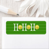 Étiquette HO-HO-HO - tennis (En situation)