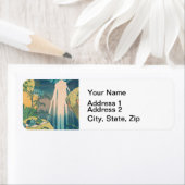 Étiquette Hokusai Amida Cascade Japon (En situation)