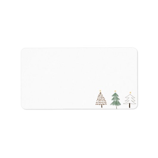 Étiquette Holiday Address Labels (Devant)