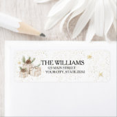 Étiquette Holiday Gift For Christmas  (En situation)