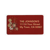 Étiquette Holiday Laurel (Devant)