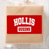 Étiquette Hollis, Queens, New York (En situation)
