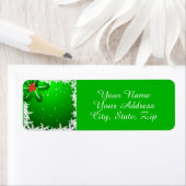 Étiquette Holly Berry sur la glace (En situation)