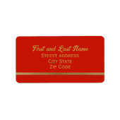 Étiquette Holly et Ivy (Devant)