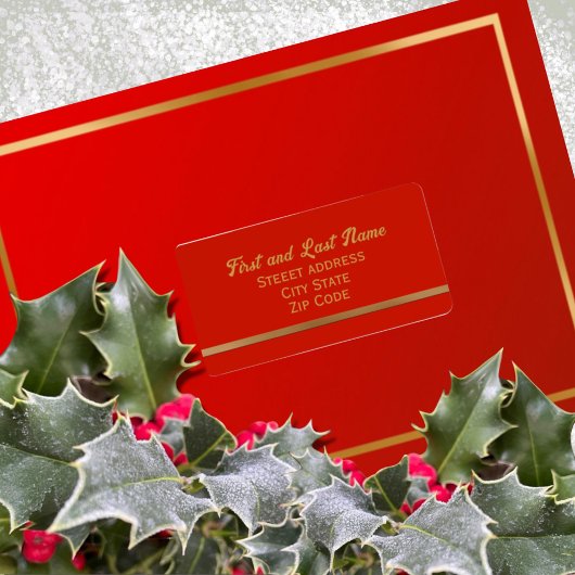 Étiquette Holly et Ivy