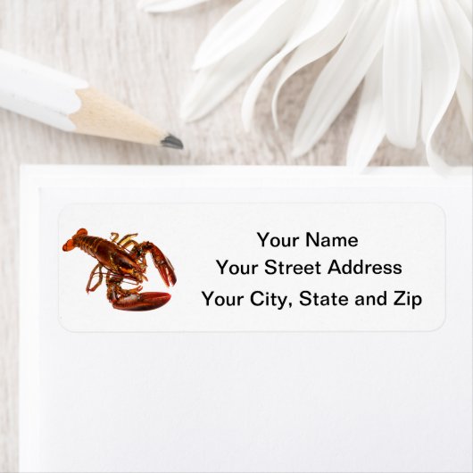 Étiquette Homard (En situation)