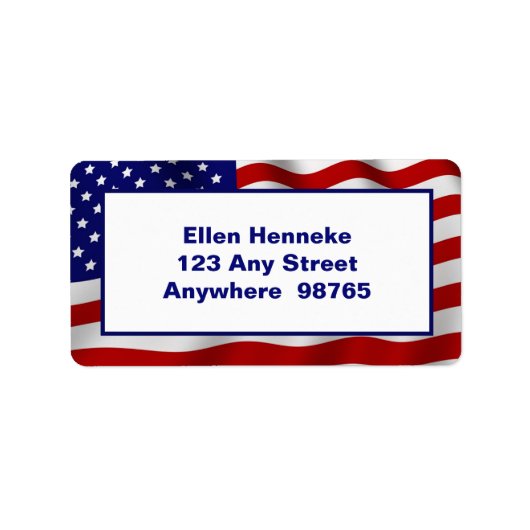 Étiquette Hommage au patriotique des années 1940 (Devant)