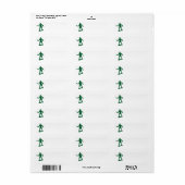 Étiquette Hommes de l'Armée verte (Feuille entière)