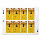 ÉTIQUETTE HONEY BEE, BEEKEEPER (Feuille entière)