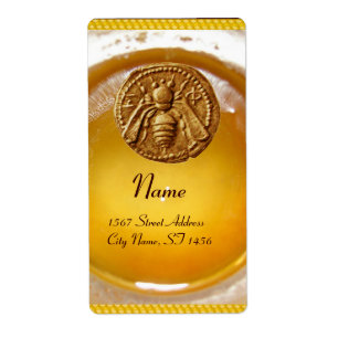 Étiquette HONEY BEE, BEEKEEPER / apiaire, apiculture fournit